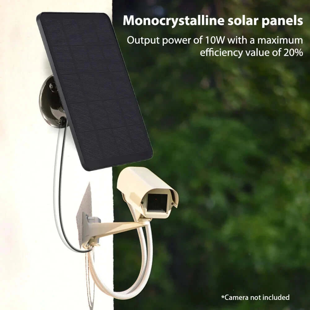 10W Solar Panel Charger Micro USB+Type-C 2in1