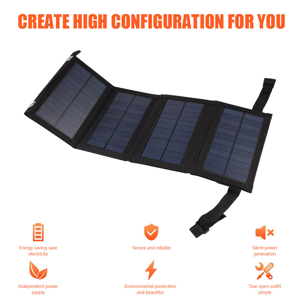 Foldable Solar Panel Charger 8W USB - Inverted Powers