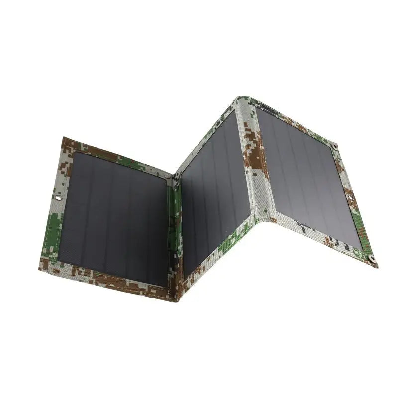 Foldable Solar Charger 100W Dual USB Solar Panel Outdoor Waterproof 4 In 1 Cable - Inverted Powers