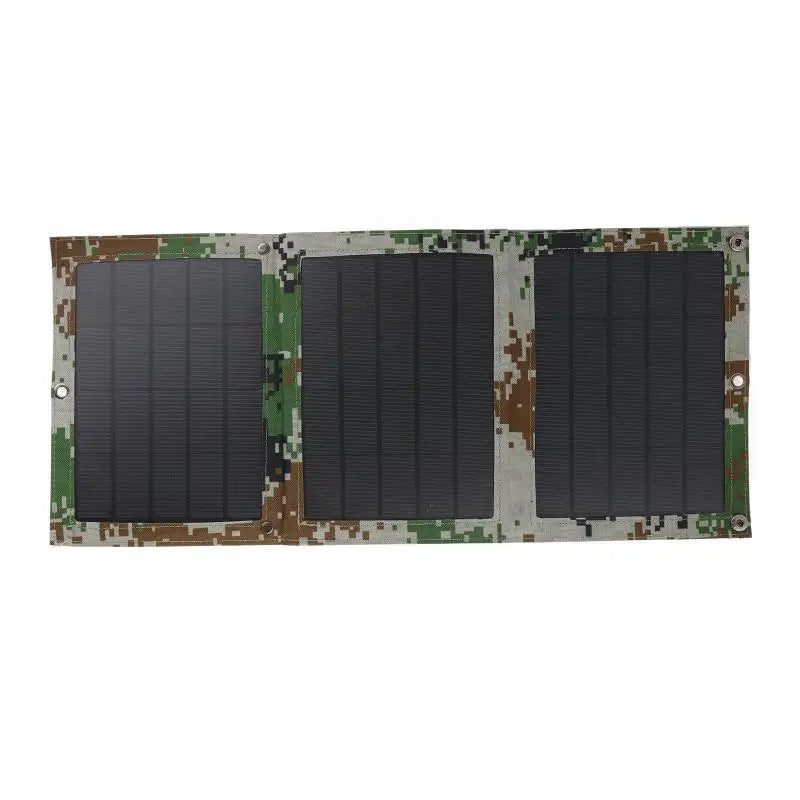 Foldable Solar Charger 100W Dual USB Solar Panel Outdoor Waterproof 4 In 1 Cable - Inverted Powers
