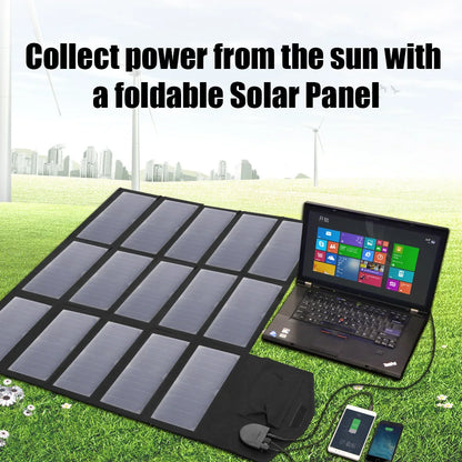 ALLPOWERS Portable Solar Charger 100W DC USB Output - Inverted Powers