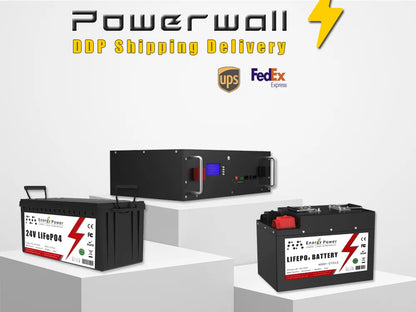 ENERGY POWER LiFePO4 Battery 24V 100Ah-300Ah Bluetooth BMS - Inverted Powers