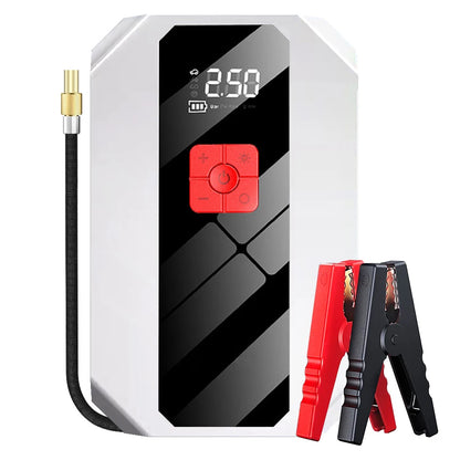 Car Jump Starter with Air Compressor Automotive Battery Charger Booster - Inverted Powers