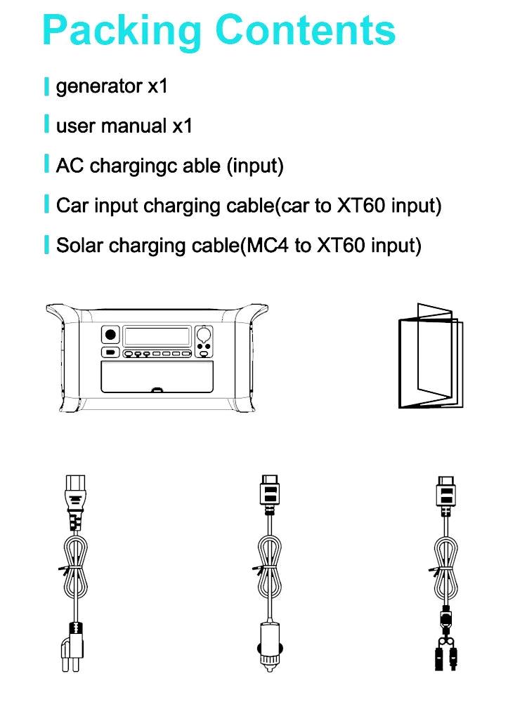 A-POWER Portable Power Station AP1000-AP2000 Lifepo4 Battery - Inverted Powers