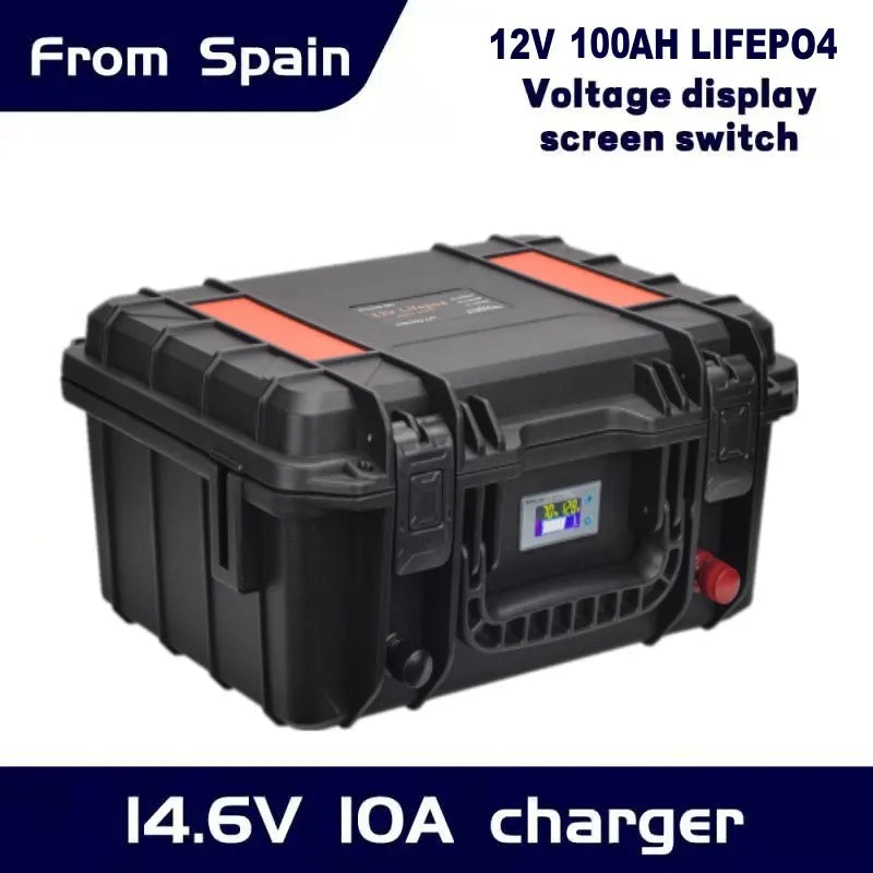 CAPACITY.LI Lifepo4 Battery 100ah 12V with BMS - Inverted Powers