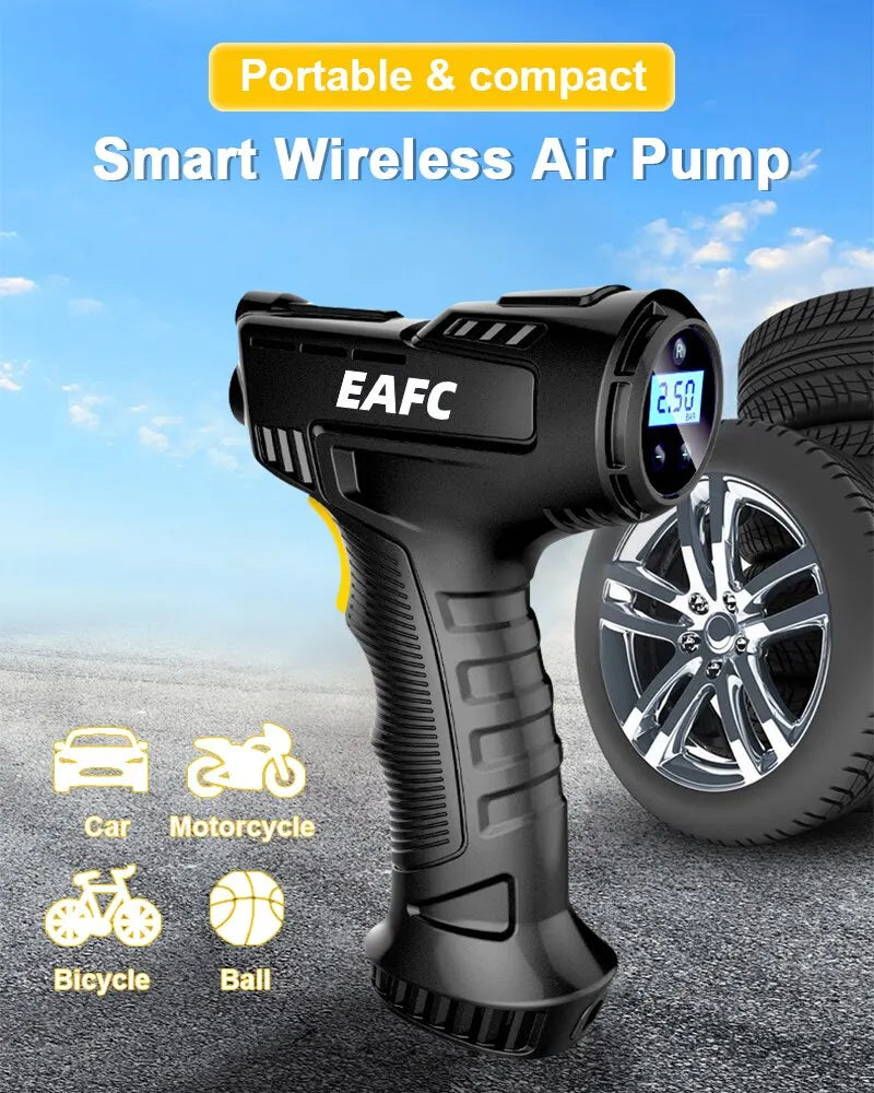 EAFC 120W Handheld Air Compressor Wireless - Inverted Powers