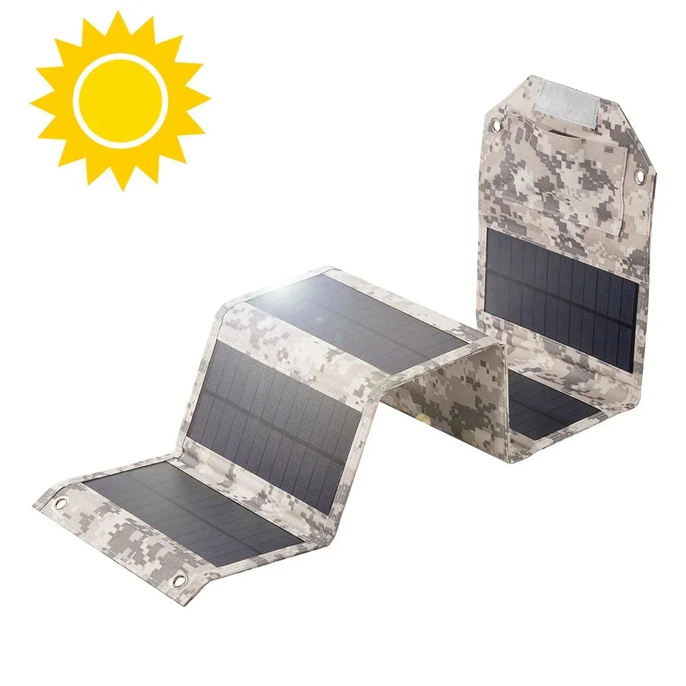 Foldable Solar Panel 100W/80W/60W USB 5V Solar Charger - Inverted Powers