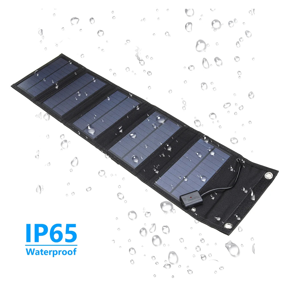 Foldable Solar Charger 80W USB - Inverted Powers