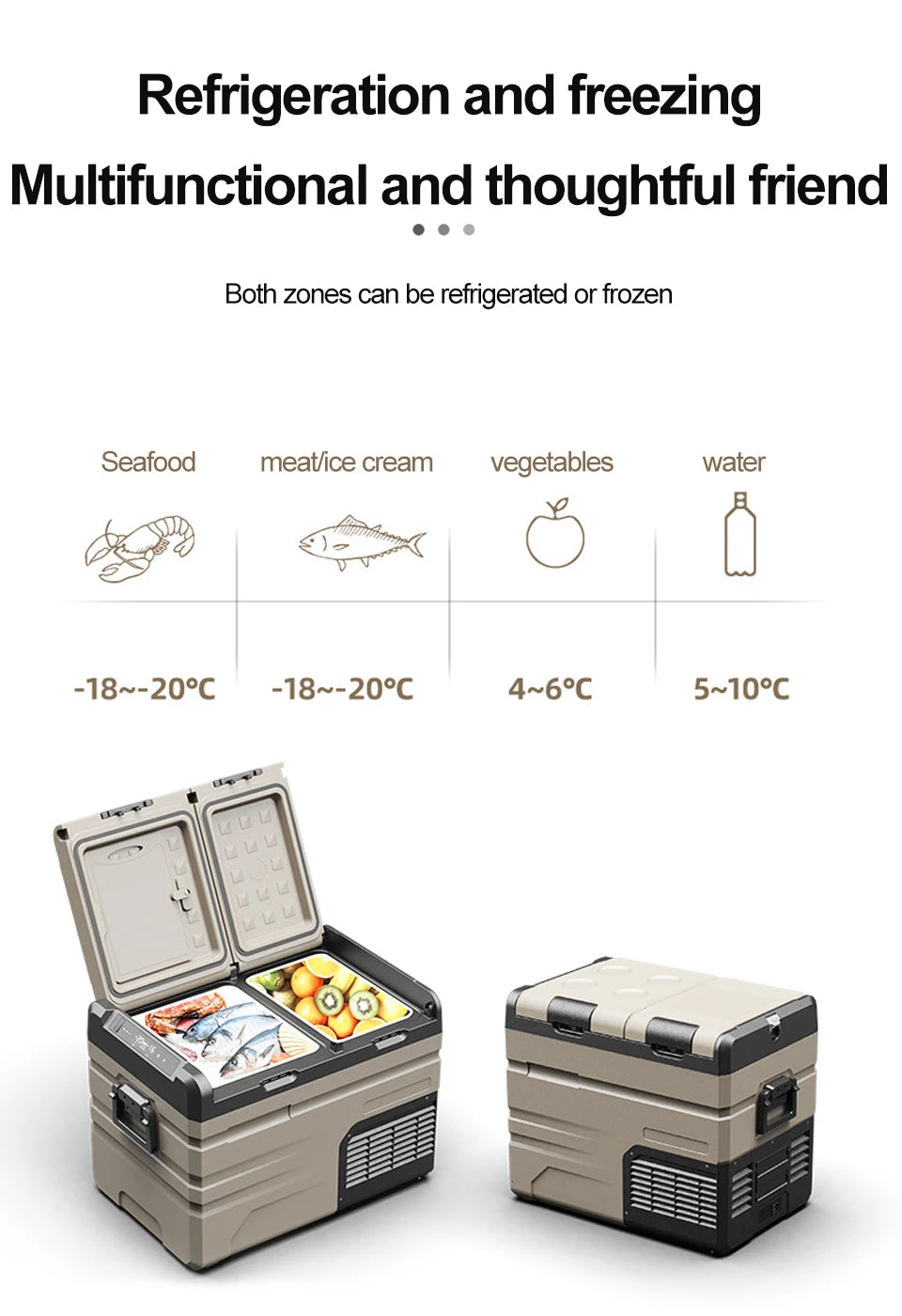 ALPICOOL TAW 35L/45L/55L Portable Refrigerator - Inverted Powers