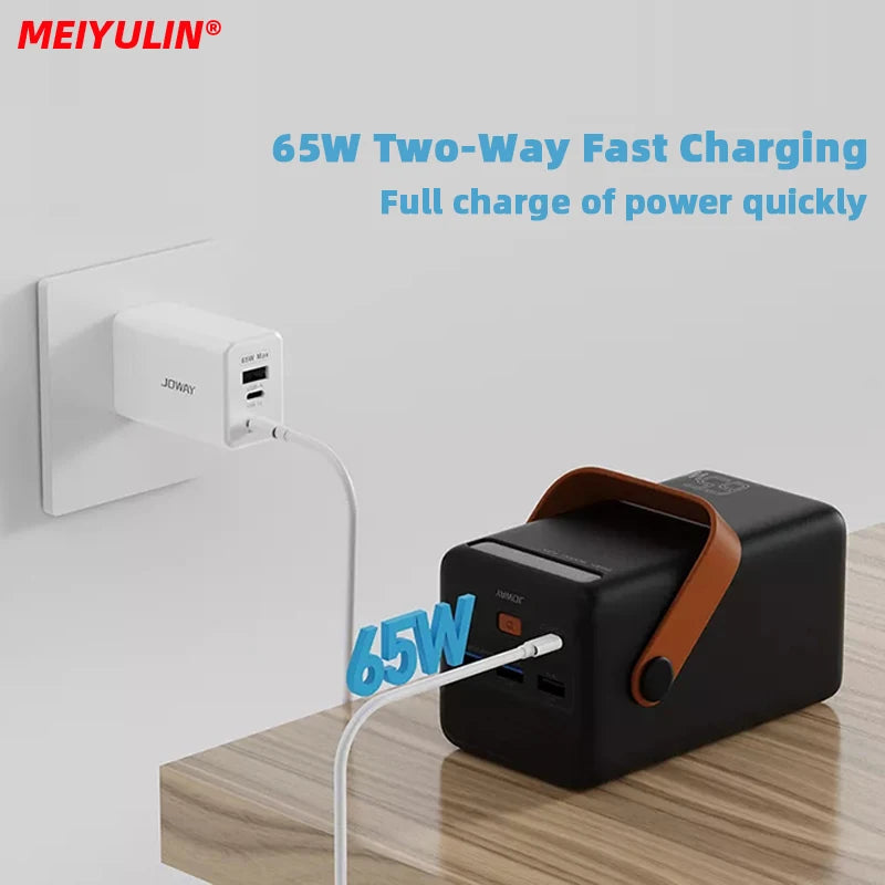 MEIYULIN 50000mAh Power Bank 65W Fast Charge - Inverted Powers