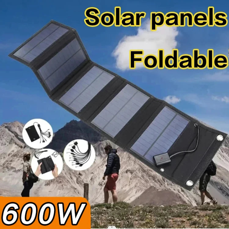 Foldable Solar Charger 80W USB - Inverted Powers