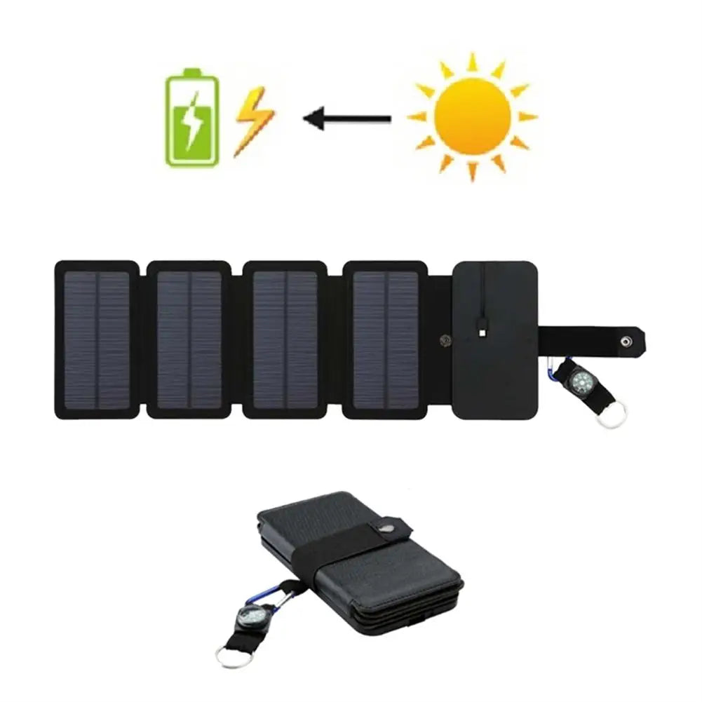 Portable Solar Charger 15-18W USB - Inverted Powers