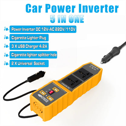 DC/AC Power Inverter 400W Modified Sine Wave Converter 12V To AC 220V/110V - Inverted Powers