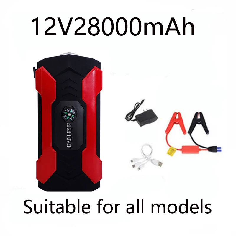 DAWEIKALA Car Jump Starter Battery Emergency Booster 98000mAh Battery Powerbank - Inverted Powers