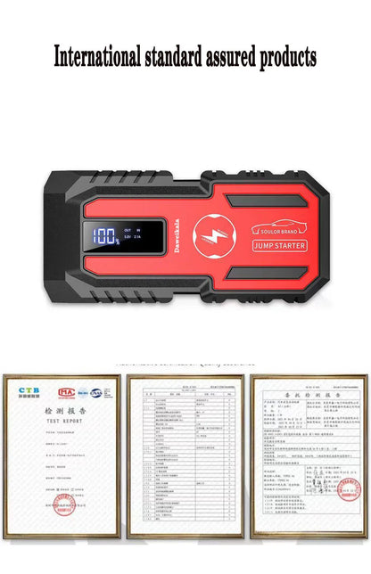 DAWEIKALA Car Jump Starter 3200A Power Bank Emergency Battery - Inverted Powers