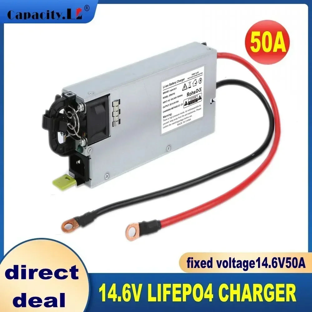 CAPACITY.LI Lifepo4 Battery Charger 50A-100A 12V - Inverted Powers