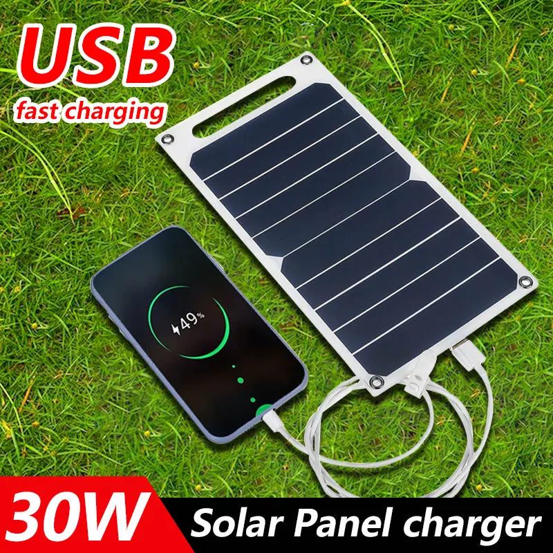 Portable Solar Charger 30W USB - Inverted Powers