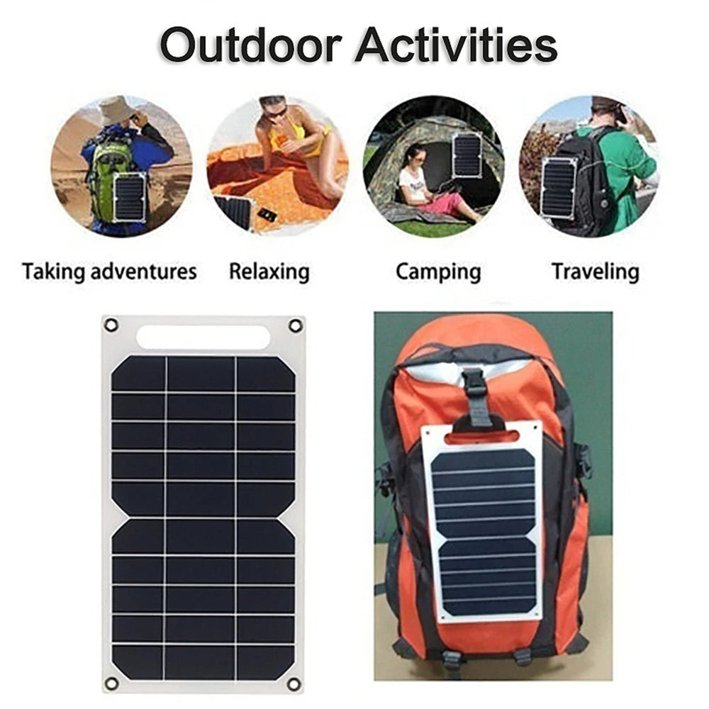 Outdoor Portable Solar Charger System USB - Inverted Powers