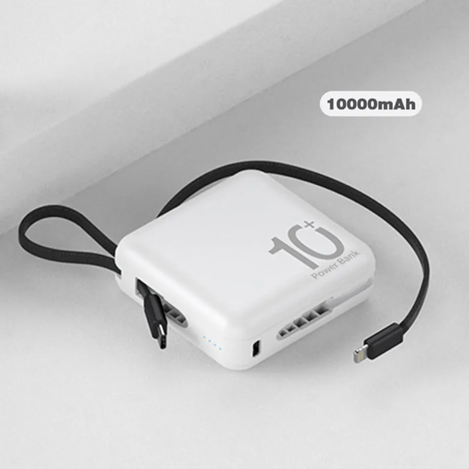 Super Fast Power Bank 5000mAh-30000mAh Built-in Cables - Inverted Powers