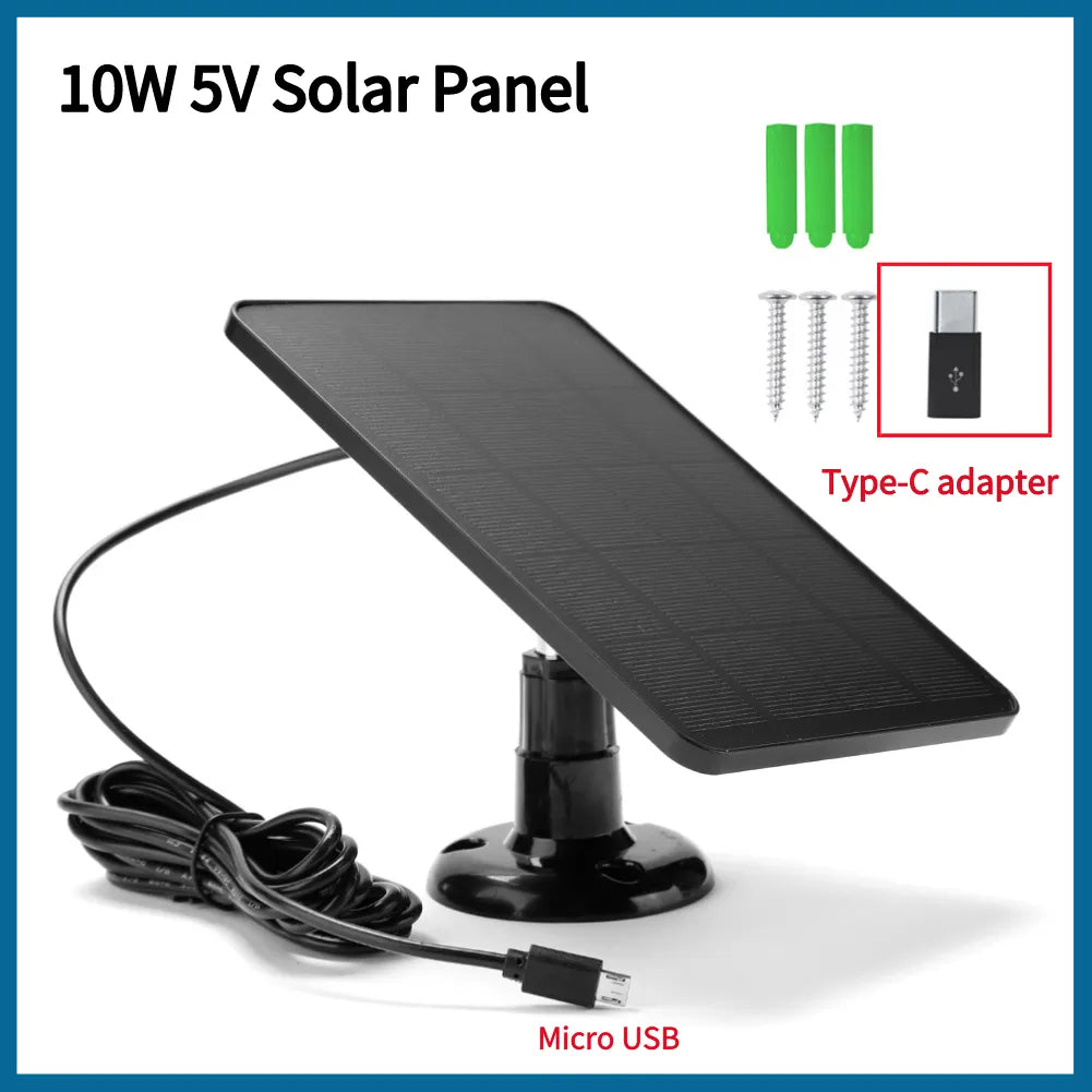 Solar Panel 10W 5V 2in1 Micro USB+Type-C - Inverted Powers