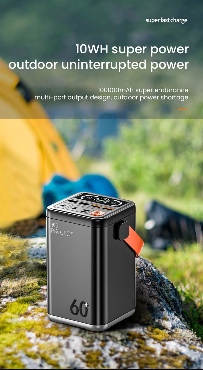 MEIYULIN Power Bank 60000mAh Fast Charge 36W/65W - Inverted Powers