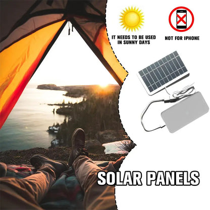 Portable Solar Charger 2W USB - Inverted Powers