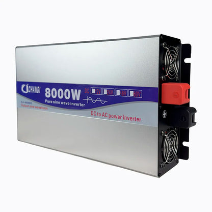 DC/AC Power Inverter 6000W/8000W Pure Sine Wave Inverter DC 12V-72V To AC 110V/220V With Remote Control - Inverted Powers
