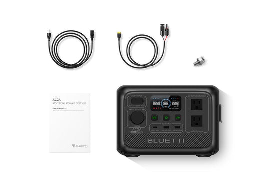 BLUETTI AC2A Portable Power Station 300W 204Wh LiFePO4 Battery - Inverted Powers